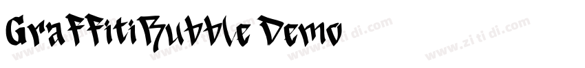 GraffitiBubble Demo字体转换
